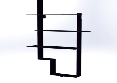 Etagère déformée 3D